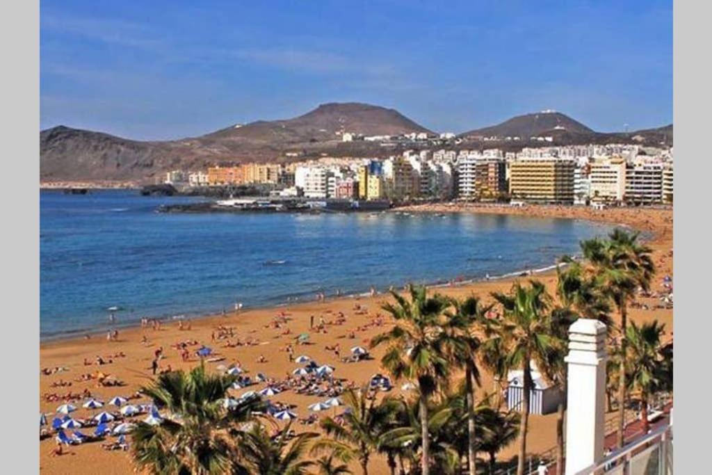 لاس بالماس دي غران كاناريا Apartamento Moderno Tipo Semisotano En Playa Las Canteras Con Wifi المظهر الخارجي الصورة