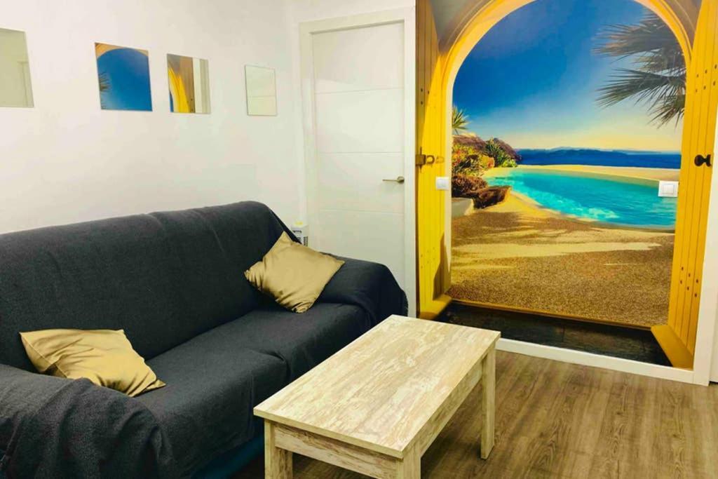 لاس بالماس دي غران كاناريا Apartamento Moderno Tipo Semisotano En Playa Las Canteras Con Wifi المظهر الخارجي الصورة